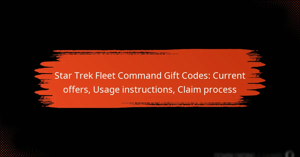 Star Trek Fleet Command Gift Codes: Current offers, Usage instructions, Claim process