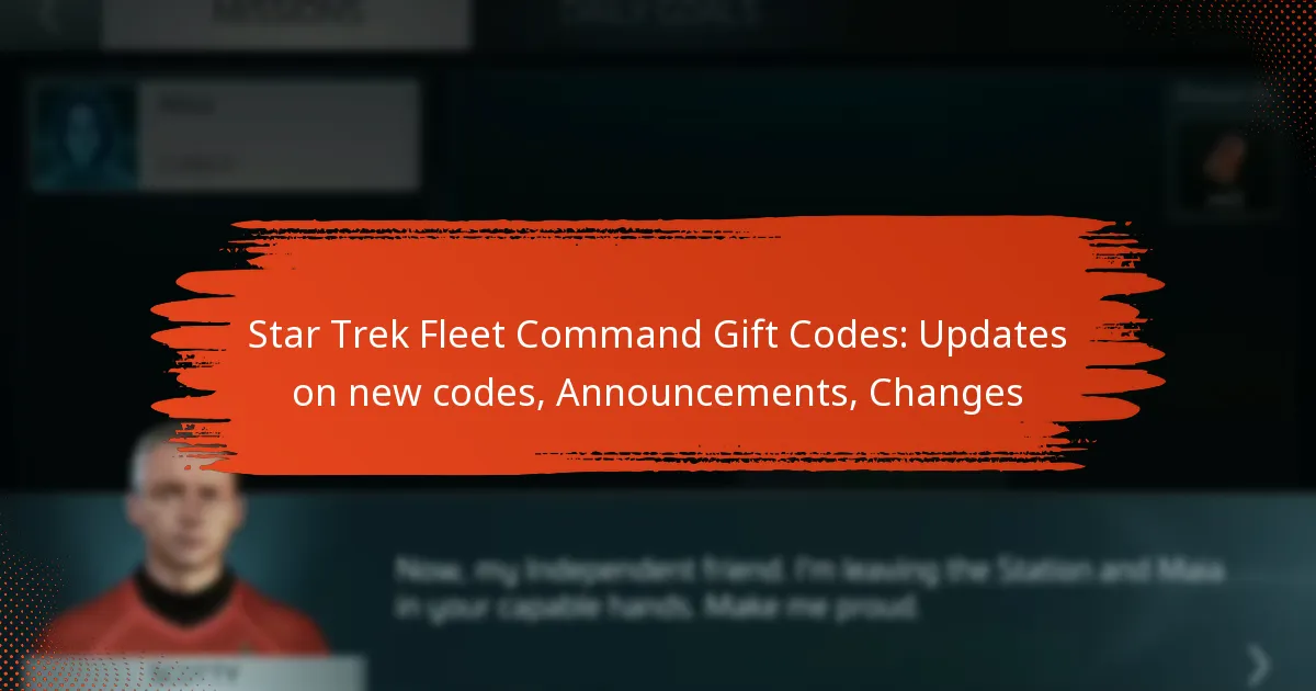 Star Trek Fleet Command Gift Codes: Updates on new codes, Announcements, Changes
