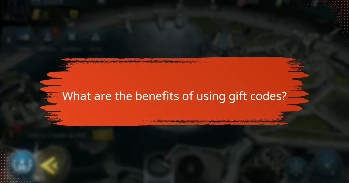 What are the benefits of using gift codes?